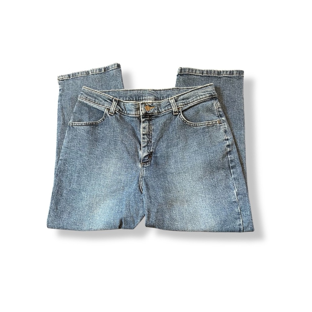 [Riders by Lee] Blue Ankle Cropped Jeans Capris